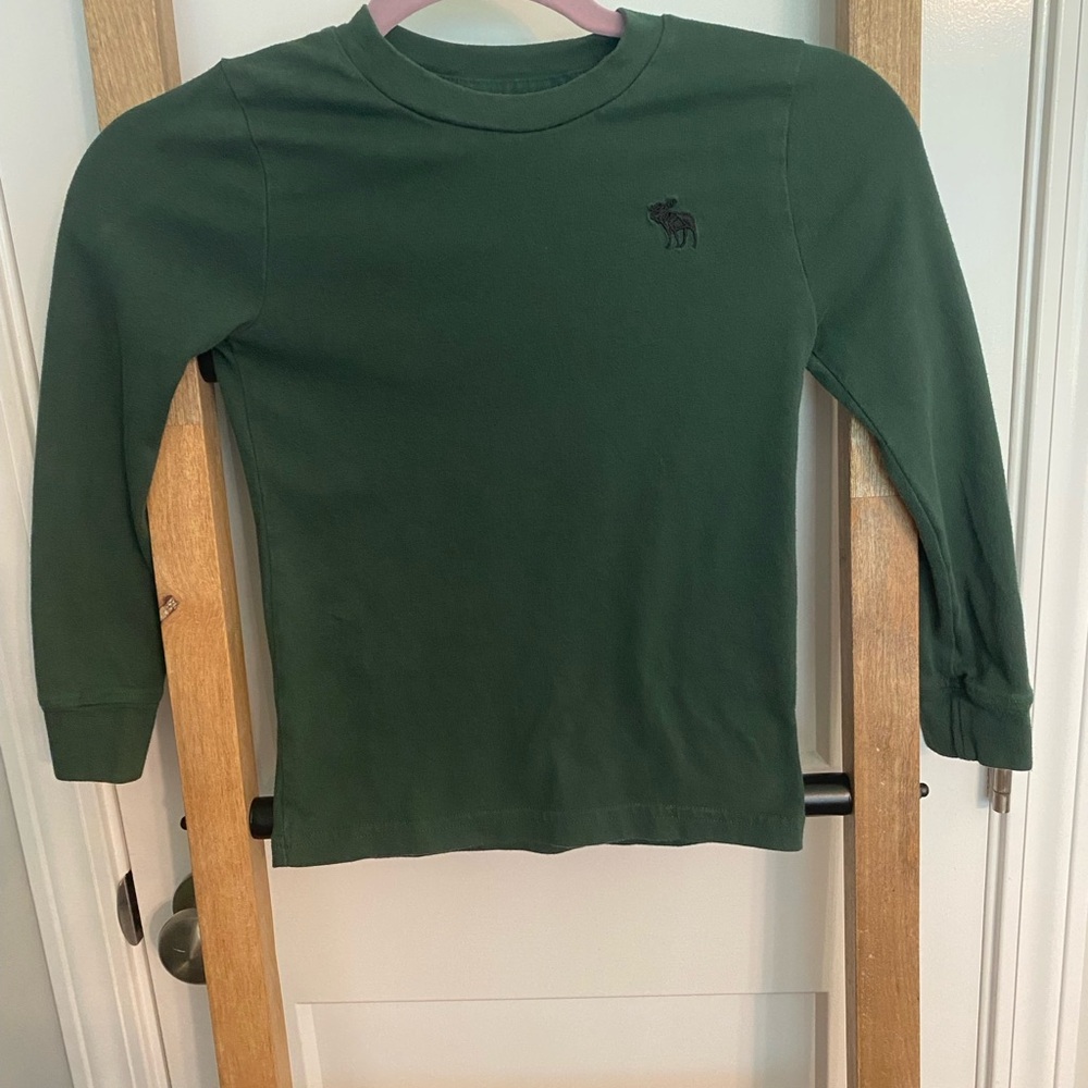 Abercrombie Kids Forest Green Long Sleeve Tee